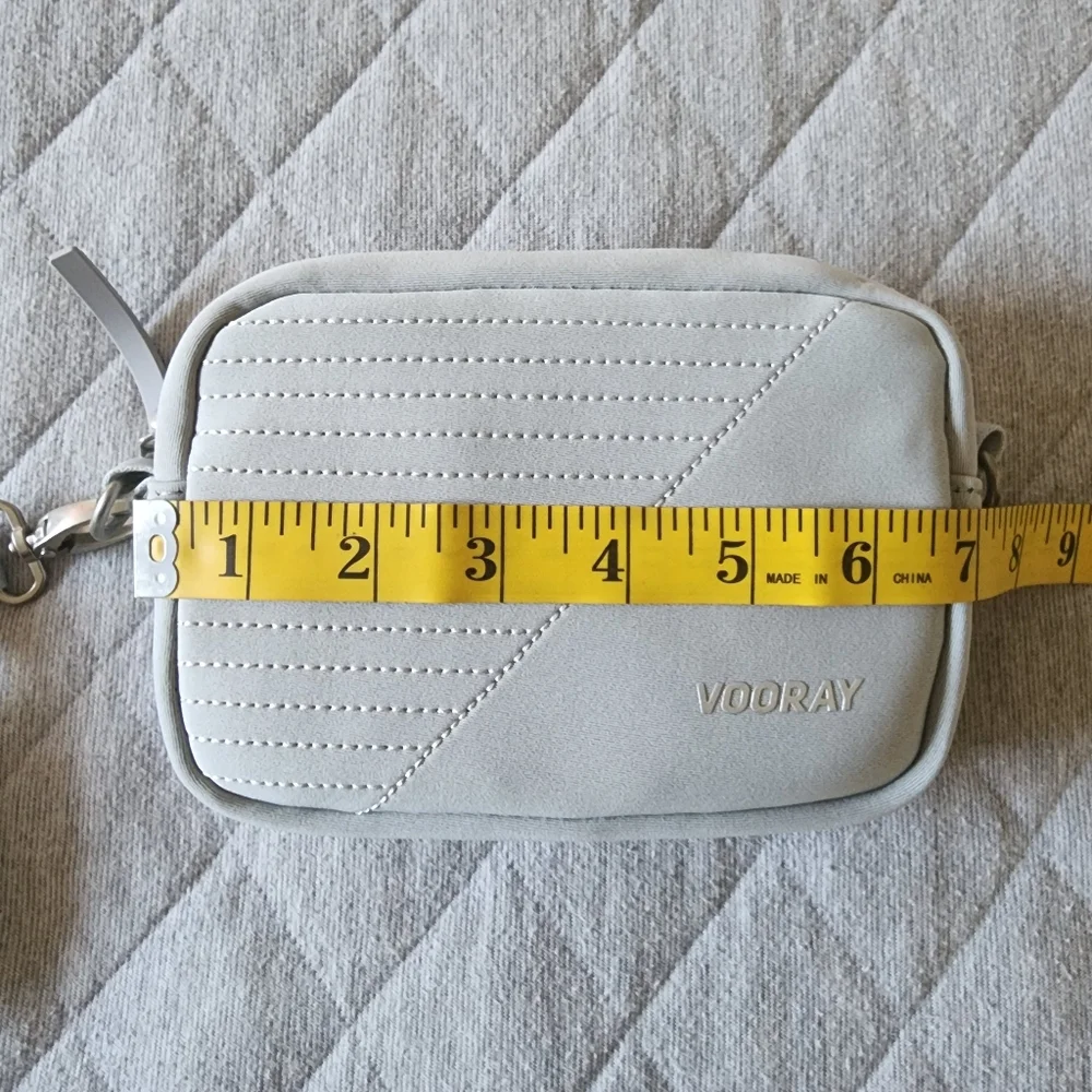 Vooray Sidekick Gray Moto Crossbody Bag‎